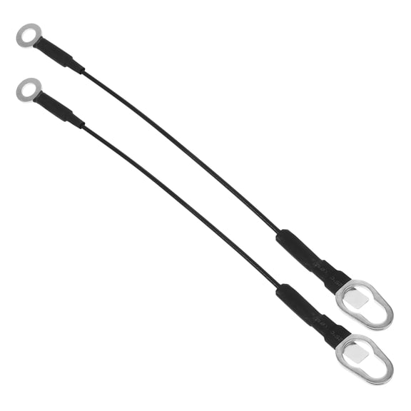 PAMINGONO 1 Pair Car Tailgate Support Cable Kit with Coated Steel Rope, Easy Installation for Vehicle Trunk and Tailgate Use
