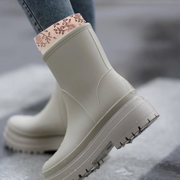 PAMINGONO 1 Pair Warm Boot Sock Shoe Lining for Rain Boots Multi Cloth Insulated Outdoor Activities