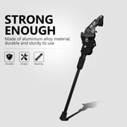 PAMINGONO 1Pc Durable Aluminum Alloy Mountain Bike Leg Support Stand Black