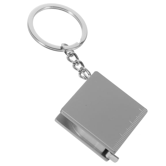 PAMINGONO 1Pc Measuring Tape Measure Plated Silver with Smooth Retract and Durable Metal Design