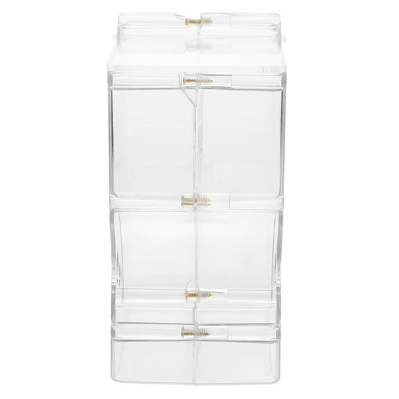 PAMINGONO Hamster Feeder Station Guinea Pig Feeder Acrylic 1Pcs