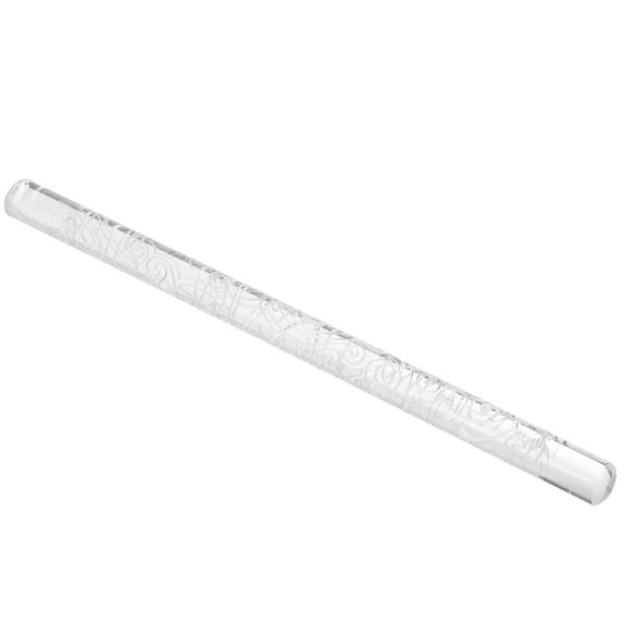 PAMINGONO Engraved Rolling Pin Acrylic Transparent 1Pcs for Baking Cookies