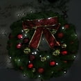 thumbnail image 1 of PAMINGONO 1Pcs Christmas Wreath Decor LED Wreath 40x40cm Circular Plastic for Home Garden Yard Porch Parties, 1 of 7