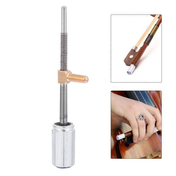 PAMINGONO Violin Bow Frog Screw Copper Violin Bow Screw 1Pack Lavender