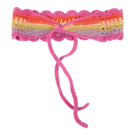 PAMINGONO 1Pcs Crochet Women Head Wrap Rectangular for Teen Girls Weddings