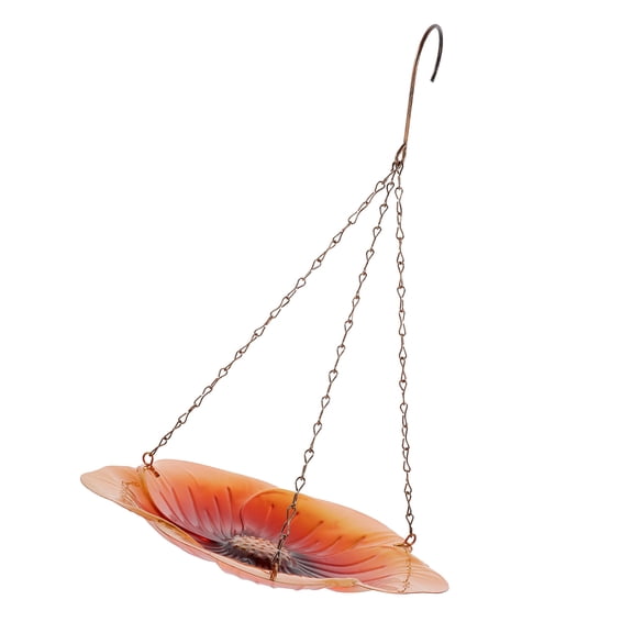 PAMINGONO Garden Hanging Plate Bird Feeder 1Pack 14.6x9.4x1.0In