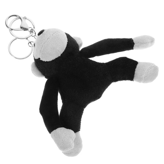 PAMINGONO Keychain Plush Gorilla Pendant Multi 1Pack 5.5x4.7x2.4in PP Cotton Metal