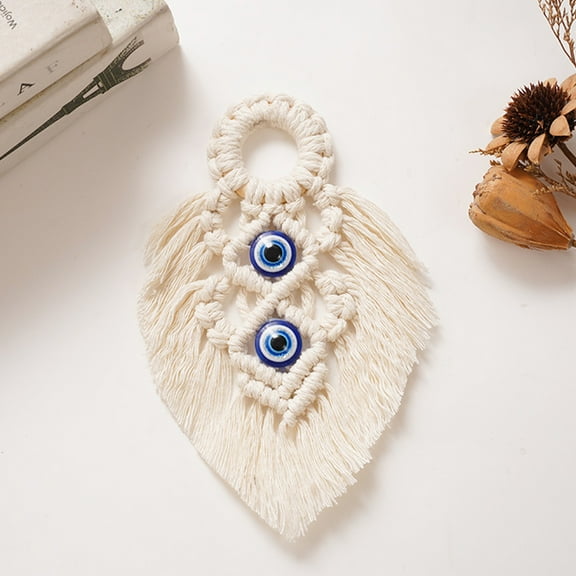 PAMINGONO Boho Macrame Wall Hanging Cotton Rope Wall Decor Family Living Room 1Pcs