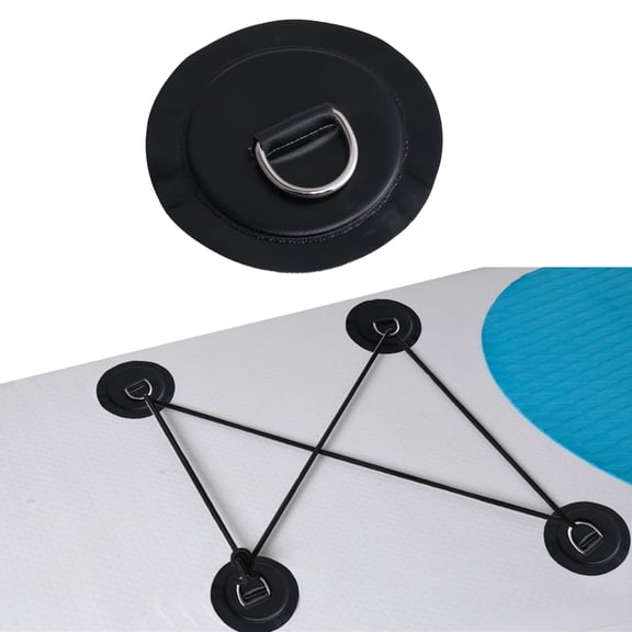 PAMINGONO Kayak Rail Accessories Kayak Anchor Line Buckle Black Marine Anchor Line for Outdoor 1Pack