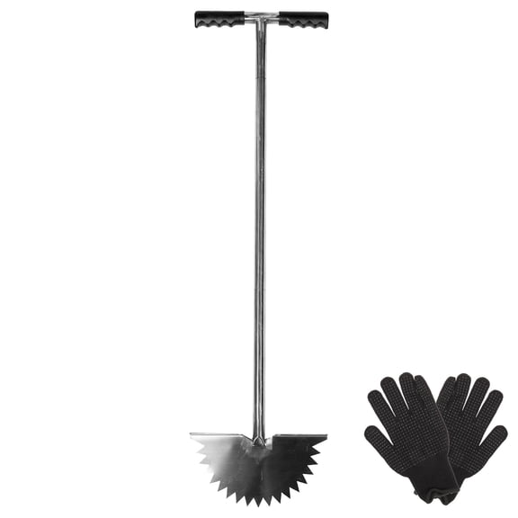 PAMINGONO 1Pcs Lawn Edger Tool Grass Edging Tool for Landscaping Shape Black 94X10In