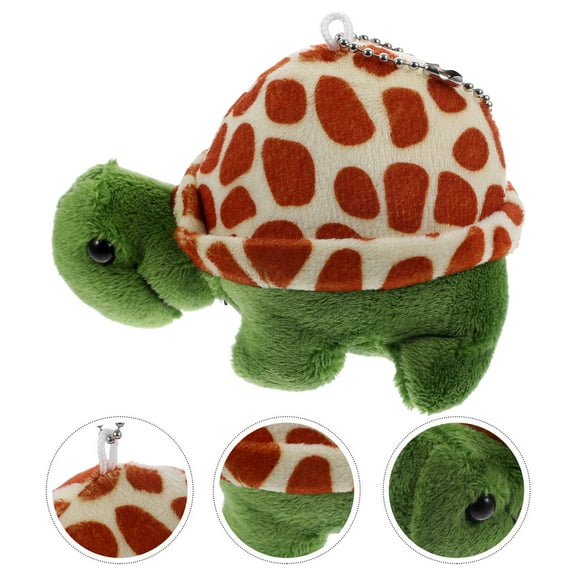 PAMINGONO Turtle Stuffy Plush Tortoise Key Chain Short Plush 1Set