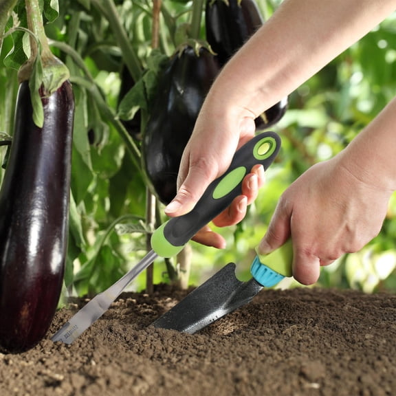 PAMINGONO 1Pcs Plastic Handle Weeder for Yard Garden Weeding Tools and Scraping Ground
