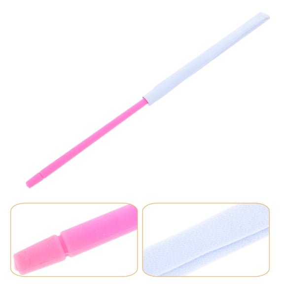 PAMINGONO 1Set Piccolo Cleaning Rod Silicone Blue Flute Maintenance Kit for Hobbyists