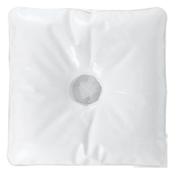 PAMINGONO 1Pc Umbrella Flag Weight Bag White PVC Water Injection Base for Outdoor Indoor Use