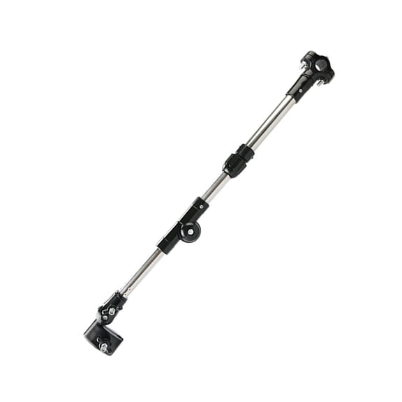 PAMINGONO 1Pcs Universal Parasol for Stroller Outdoor Cycling Adjustable Arm Positioning Black