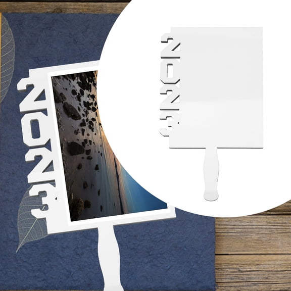 PAMINGONO Sublimation Photo Frame Graduation Decorative White 1Pcs