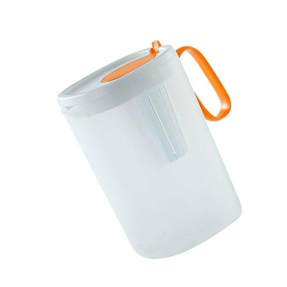 PAMINGONO Large Capacity Water Pitcher White PP Beverage Container for Summer Party 1Pack