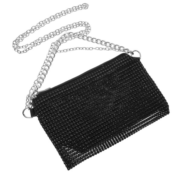 PAMINGONO 1Pcs Women Shoulder Bag Crossbody Purse Black Pu Material for Dating
