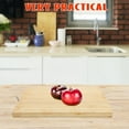 thumbnail image 1 of PAMINGONO Large Wooden Cutting Board Chopping Board Bamboo with Metal Handle 1 Piece, 1 of 8