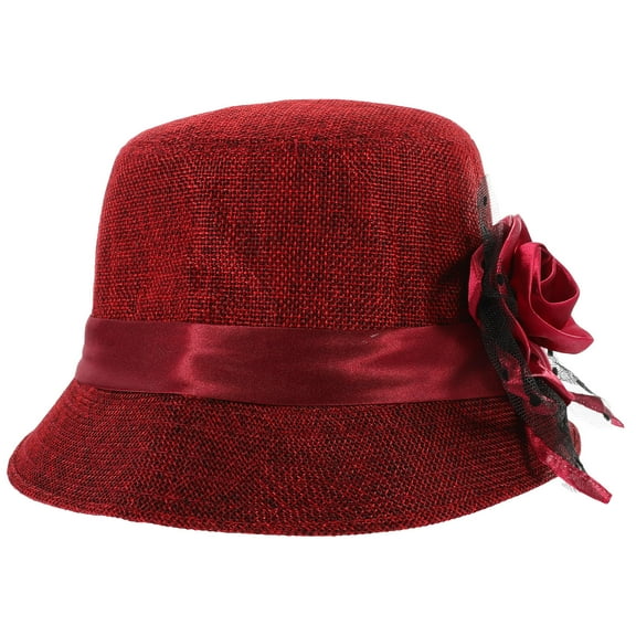 PAMINGONO Warm Beanie Hat Women Red Flax Fashion Accessory 1Pack