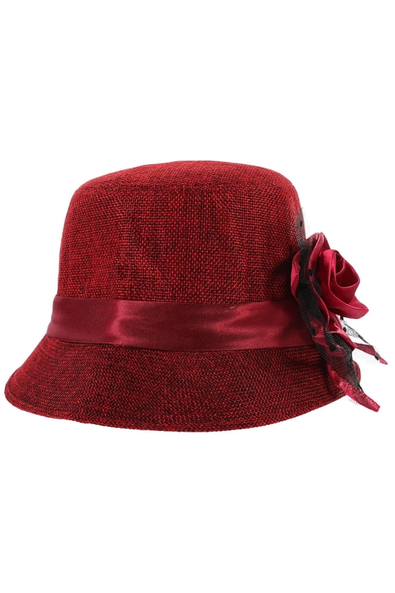 Warm Beanie Hat Women Red Flax Fashion Accessory 1Pack