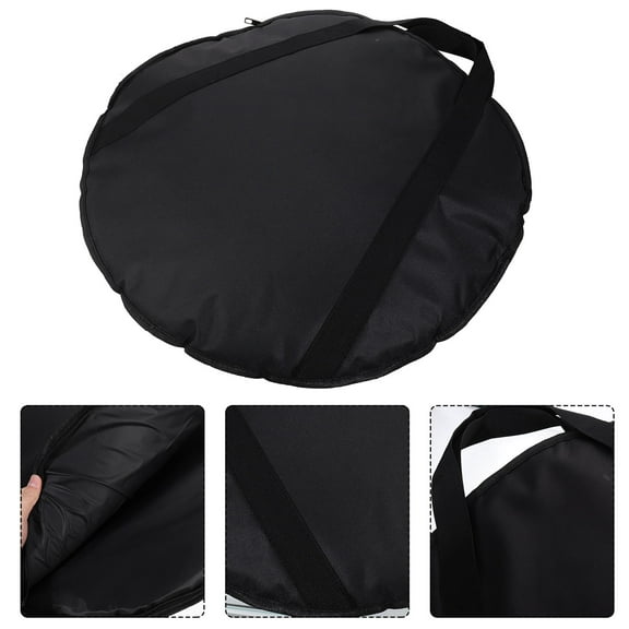 PAMINGONO 1Set Black Oxford Cloth Storage Pouch for Cymbal Bag Holder Travel Tote Instrument Storage
