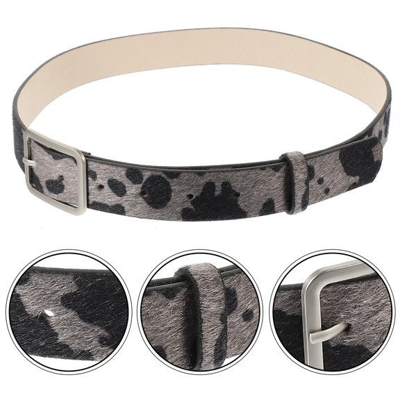 PAMINGONO 1Set Buckle Belt Women Western Style Adjustable Durable 100x2.9x1.2cm