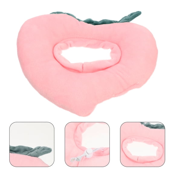 PAMINGONO 1Set Cartoon Design Peach Shaped Recovery Collar for Cat and Dog Grooming and Treatment