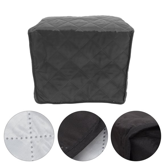 PAMINGONO Black Cotton Bread Maker Cover Appliance Protector Case 1 Piece Kitchen Accessory