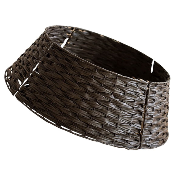 PAMINGONO Plastic Christmas Tree Collar Coffee Chic Decor Practical