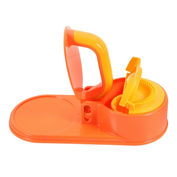 PAMINGONO Dough Presser Dumpling Skin Pressing Mold Orange ABS 1Pack