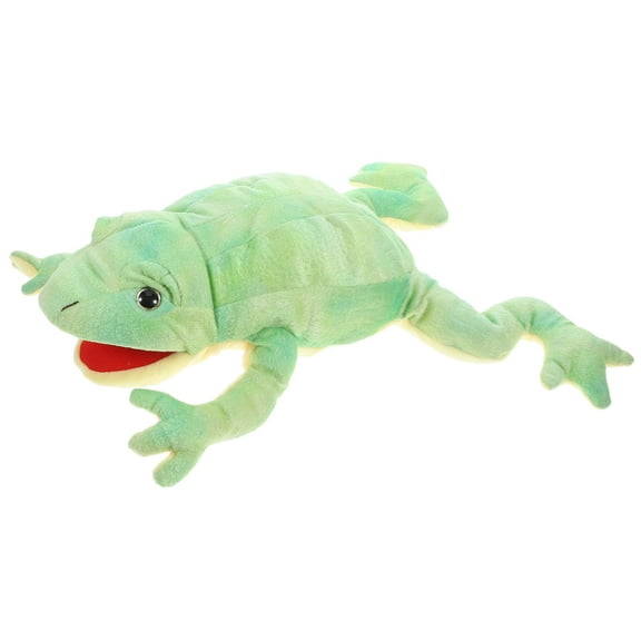 PAMINGONO 1Set Frog Hand Puppet for Toddlers and Young Children 17.7Inch
