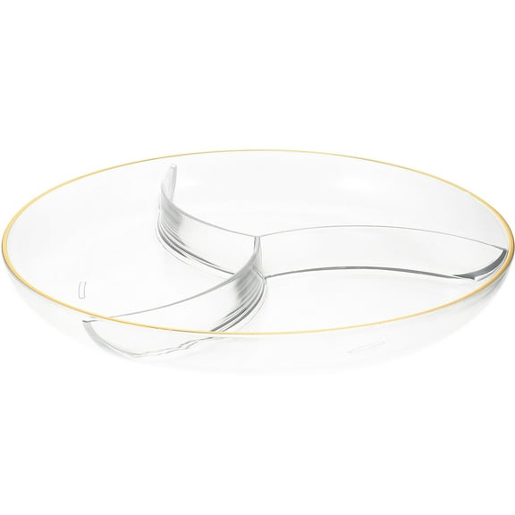 PAMINGONO Simple Plastic Fruit Tray Multi Purpose Food Holder for Desserts Snacks and Cakes