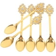 thumbnail image 1 of PAMINGONO Zinc Alloy Rhinestone Dessert Spoon Set with Comfortable Ergonomic Handle for Coffee, Tea, Parties, and Daily Use, 1 of 8
