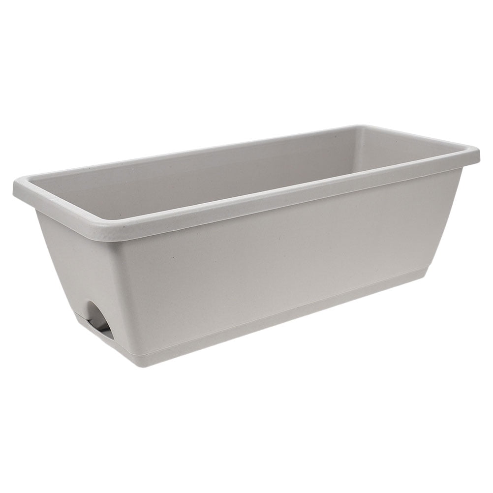 PAMINGONO Resin Plant Pots Window Box Planter for Indoor and Outdoor Gardening, Decorative Household Planter Set