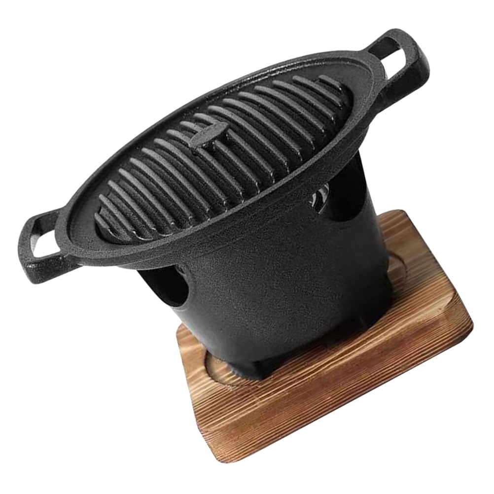 PAMINGONO 1Set Grill Stove with Space Saving Design Non Stick Aluminum for Home Use in Assorted Colors