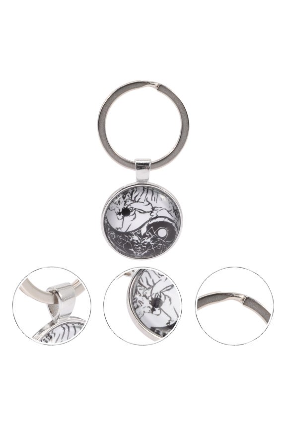 1Set Keychain with Design for Bag Decoration Modern Fashion Alloy Pendant Adults Party