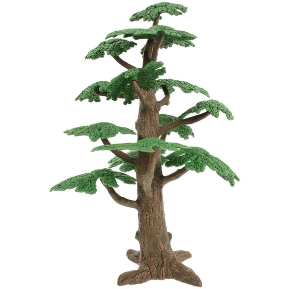 PAMINGONO 1Set Mini Tree Model Green Pvc For Simulated Trees In Sand Table Gardening Micro Landscapes 9.8x7.3x7.1In
