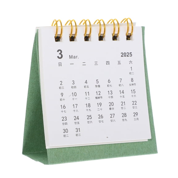 PAMINGONO 1Set Multi Functional Desk Calendar for Office and Home 3x2.6In