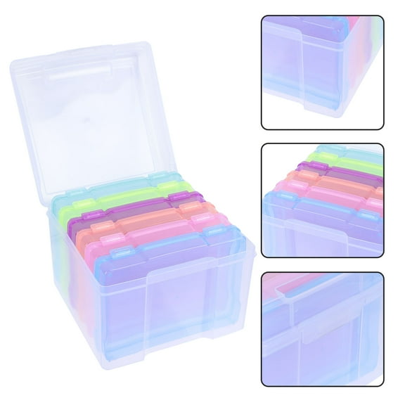 PAMINGONO 1Set Multifunctional Photo Case Organizer Box Simple Organization