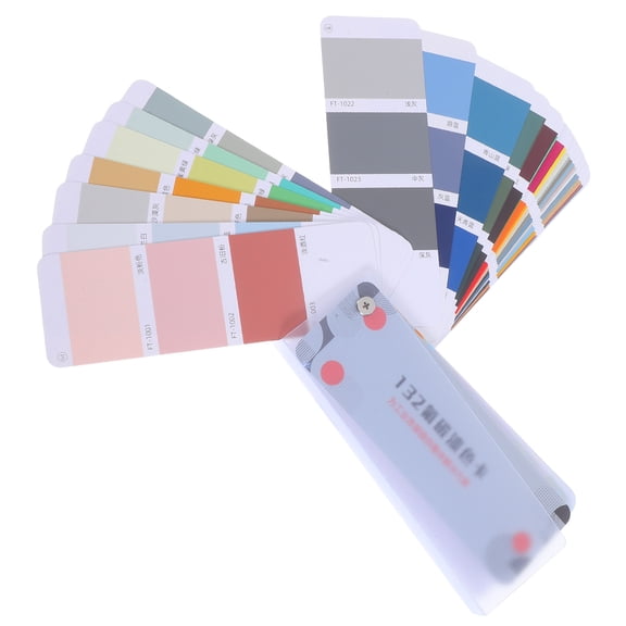 PAMINGONO 1Set Paint Color Matching Tool with Multi Color Sample Cards for Walls Floors and Furniture