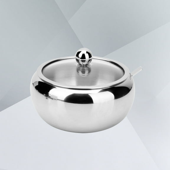 PAMINGONO Resists Acid and Alkali Seasoning Pot Stainless Steel 1Pack