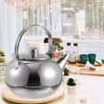 thumbnail image 1 of PAMINGONO 1Set Stainless Steel Tea Pot Silver Color Simple Design for Home Use, 1 of 8