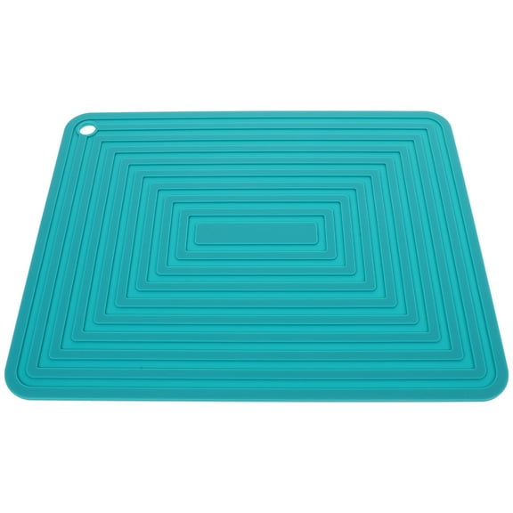 PAMINGONO 1Set Stove Mat with Heat Resistant Silicone for Dining Table Use in Green