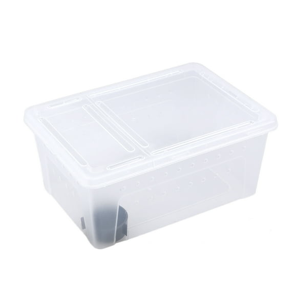 PAMINGONO 1Set Ventilation Hatching Storage Case for Lizards Snakes Turtles 9.8x5.9x4.3in