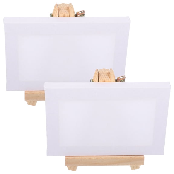PAMINGONO 2 Sets Easel Boards With Easel For Painting Art Classes for Hobbyists