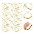 thumbnail image 1 of PAMINGONO 20Pcs Metal D Buckle Golden Color for Crafts Including Bags Collars and Belts, 1 of 5