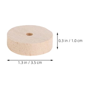 PAMINGONO Natural Wood Wheels for Craft Projects and Model Building, Set of 20 Pieces