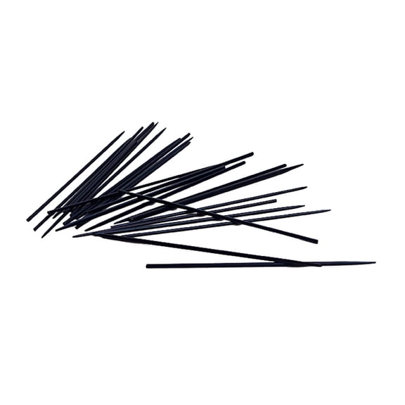 PAMINGONO 24Pcs Sax Needle Black High Grade Material with Great Flexibility for Saxophone Repair