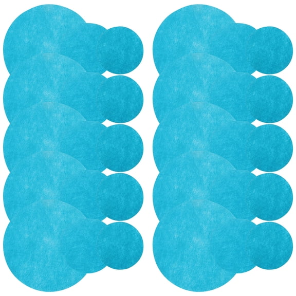 PAMINGONO Blue Felt Pot Pan Protectors Versatile Plate Separator for Protective Use 24Pcs